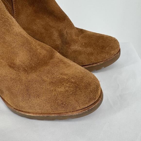 Sorel Boots Women’s 11 brown suede wedge minimalist fall boho fall after hours - Picture 6 of 9